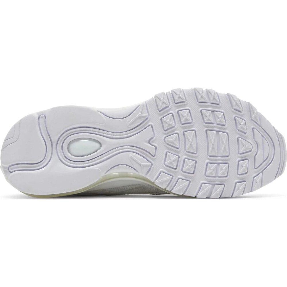Nike Air Max 97 Women's Triple White DH8016 100 Sneakers Shoes Retro Running - Picture 4 of 7